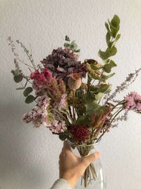 Trockenblumen, Trockenblumenstrau&szlig;, getrocknete Blumen, Slowflowers (1) 