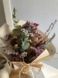 Trockenblumenstrauß aus getrockneten Schnittblumen Slowflowers