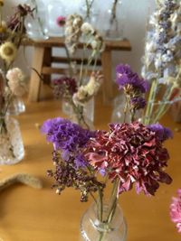 Trockenblumen, getrocknete Blumen, Trockenblumenstrau&szlig;, Tischdekoration, Slowflowers (4) 