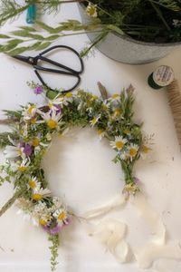 Blumenhaarkranz aus Slowflowers Flowercrown